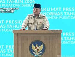 Tetapkan 5 Mandat Utama di Rakornas 2026, Presiden RI: Strategi Besar Menuju Ekonomi 8%