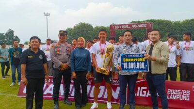 Tanggamus Angonsaka Juarai Liga 4 Piala Gubernur Lampung
