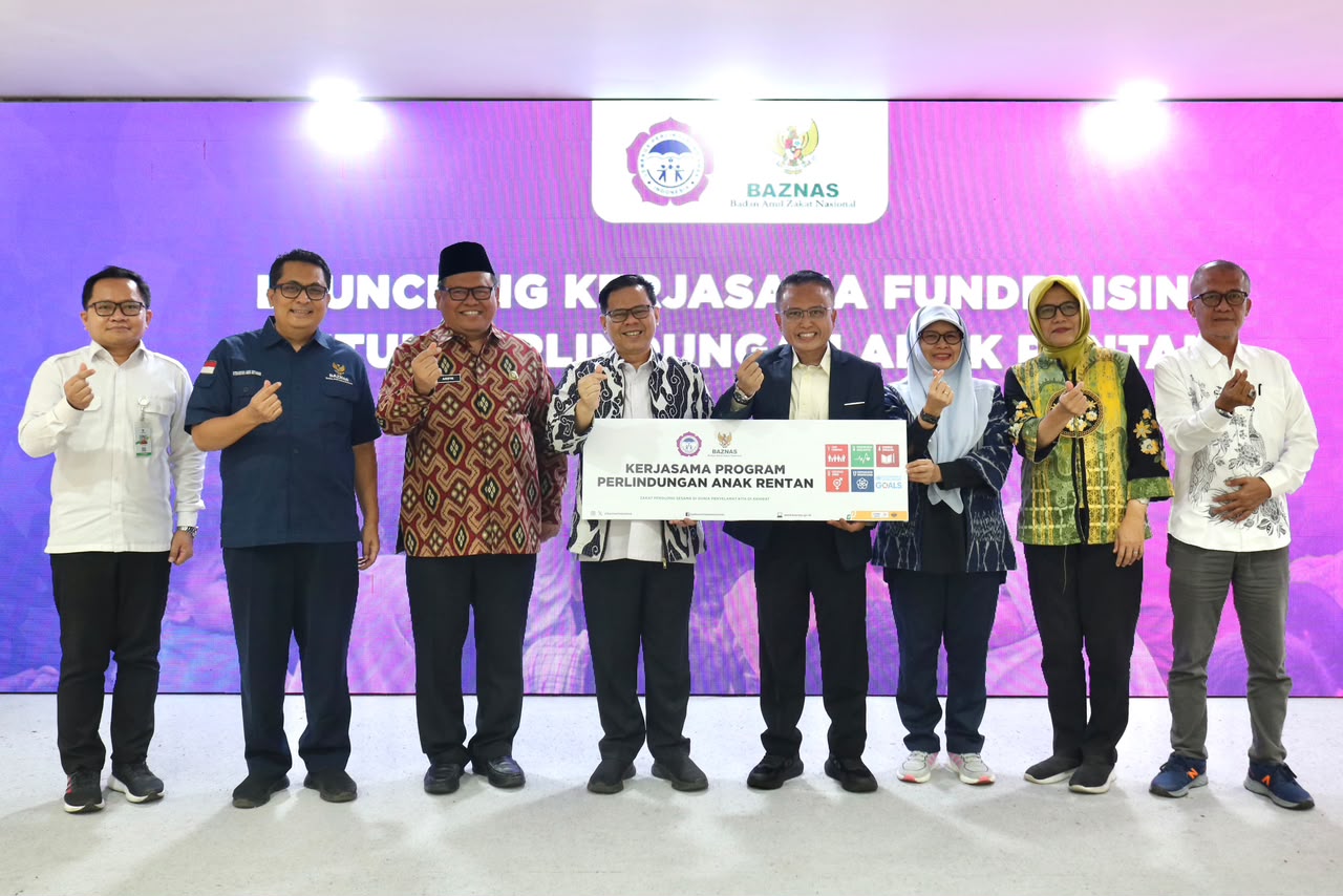 Pertemuan Baznas RI dengan LPAI untuk Lauching Program Kerjasama Fundraising Perlindungan Anak Rentan yang dilaksanakan di gedung Baznas RI, Jakarta (16/9/2026).